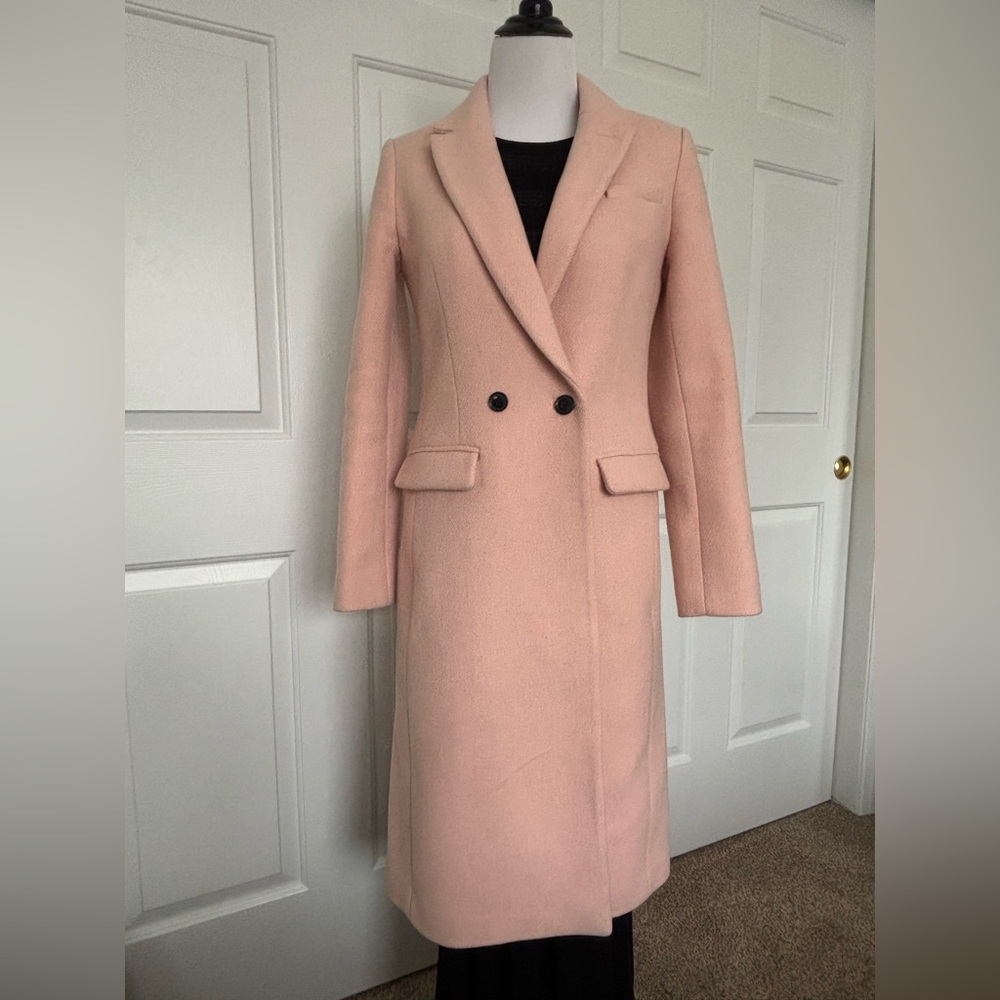 ***PRICE DROP*** Banana Republic Pink Long Wool Coat